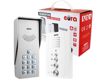 Interkom EURA ADP-38A3 ENTRA bílý