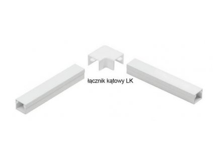 Šroubení pro elektroinstalační trubky, úhlový konektor BÍLÝ LK 20x14 (1 kus)