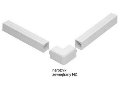 osprzt do listew elektroinstalacyjnych naronik zewntrzny biay nz 40x25 1szt ef79fb2aac726