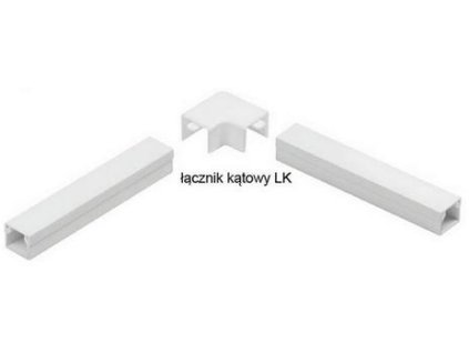 osprzt do listew elektroinstalacyjnych cznik ktowy biay lk 60x40 1szt a93bf08f360ca