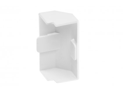 Kování pro elektroinstalační trubky, vnější roh WHITE NZ 90x40 (1 kus)