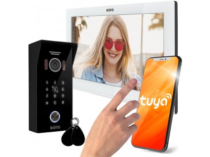 EURA VDP-99C5 VIDEODOMOFON bílý, WiFi, RFID