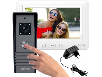 VIDEODOHOVOR EURA VDP-45A3 "ALPHA" BÍLÁ