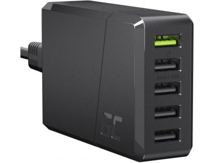 Green Cell CHARGESOURCE 5 5xUSB 52W ULTRA CHARGE SMART síťová nabíječka