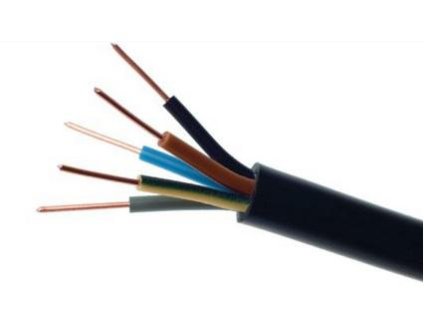 przewd elektryczny ziemny drut yky 061kv 5x4mm2 czarny 1m elektrokabel e6252b4e11dde