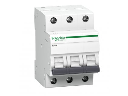 3P C 20A 6kA AC nadproudový jistič K60N A9K02320, Schneider