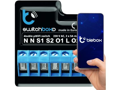 BLEBOX switchboxD - DOUBLE SWITCH 230V