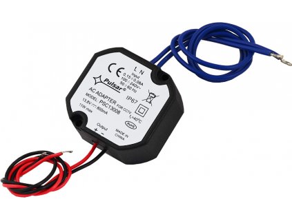 HERMETICKÝ IMPULZNÍ NAPÁJECÍ ZDROJ Pulsar PSC13008 13,8V/0,8A/55MM