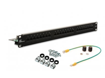 PATCH PANEL UTP CAT.6 24 PORTŮ PGF-6UTP24-B5 GETFORT