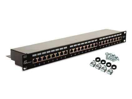 patch panel ftp cat 6 24 porty pgf 6ftp24 b6 getfort 1