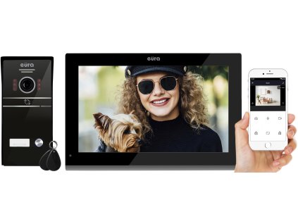 wideodomofn eura vdp98c5 czarny wifi tuya 61979caff9302