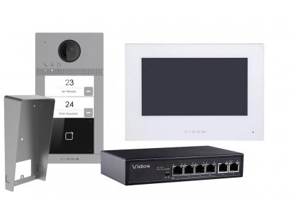 IP VIDEODOMOFON VIDOS ONE 2xM2010W/S2402