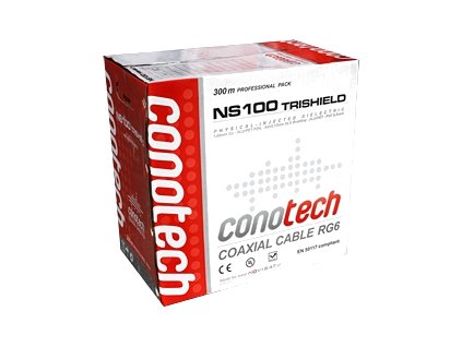 Koaxiální kabel NS100 Trishield Pull Box - 1m