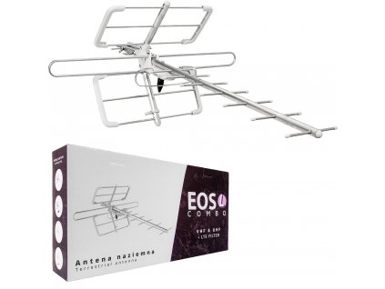 Anténa DVB-T/T2 Spacetronik EOS L Combo White (pasivní)