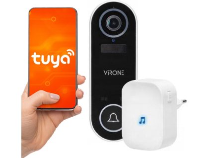 bezprzewodowy dzwonek z kamer wifi tuya virone vdb1 2c707182d88ae