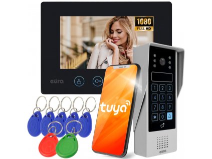 EURA VDP-90A3 DELTA VIDEODOMOFON + černý monitor