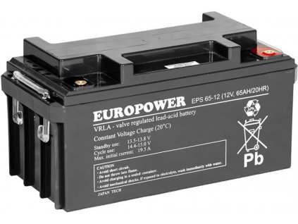 Baterie EUROPOWER EPS series 12V 65Ah