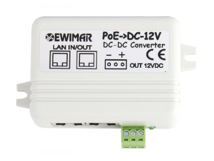 Rozbočovač napájení PoE, rozbočovač 12V EWIMAR PoE-Conv2/AF