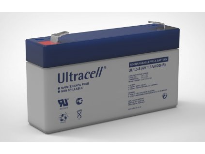 AGM ULTRACELL UL 6V 1,3Ah gelová baterie
