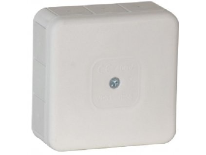 Povrchový box prázdný 12 přívodů VIPLAST VP-31 WHITE IP55 85x85x37mm 031-01