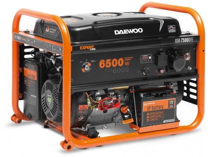GENERÁTOR NA DVOJITÉ PALIVO DAEWOO GDA 7500DFE 6,5 kW