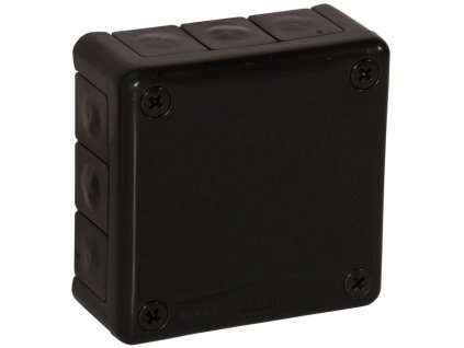 puszka elektroinstalacyjna natynkowa viplast vp41 czarna ip55 98x98x42mm 04105 ed30e8c026169