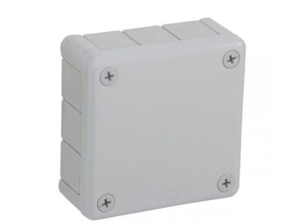 Povrchová krabice prázdná 12 přívodů VIPLAST VP-41 šedá IP55 98x98x42mm 041-03