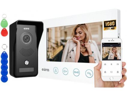 EURA VDP-42A3 VIDEODOMOFON GAMMA+ bílý monitor