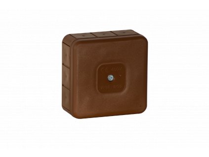 Povrchová krabice prázdná 12 přívodů VIPLAST VP-31 BRONZE IP55 85x85x37mm 031-02