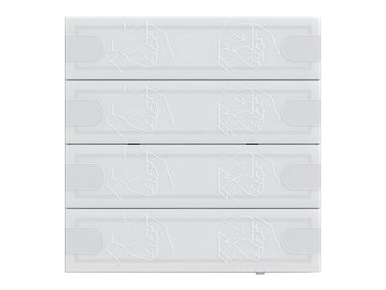 GIRA KNX Senzor 4-tlačítkový Comfort TS4 bílý 5004 003