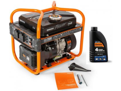 DAEWOO GDA 2500i 1.8kW INVERTEROVÝ GENERÁTOR + OLEJOVÝ GENERÁTOR SAE 10W-30 DWO 600