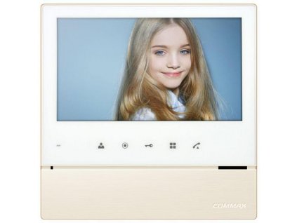 CDV-70H BÍLÝ 7" monitor COMMAX z řady "Fine View" s osvětlením LED, 230 V AC