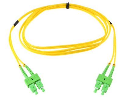 patchcord swiatlowodowy sm 1 5m duplex 9 125 sc apc sc apc 3mm 1