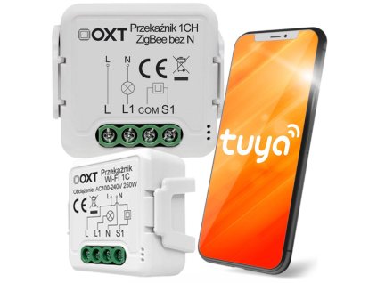 OXT mini 1 obvodový modul ZigBee bez N Tuya