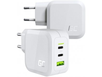 Nabíječka Green Cell POWERGAN 65W 2xUSB-C 1xUSB-A CHARGC08W