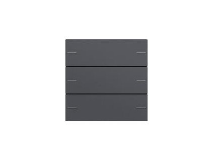 GIRA KNX Sada 3 tlačítek pro senzory TS4 Systém 55 Antracit 5753 28