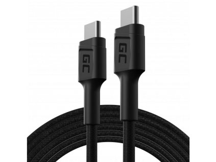 Kabel USB-C -> USB-C Green Cell POWERSTREAM 200cm PD 60W ULTRA CHARGE QUICK CHARGE 3.0 KABGC29