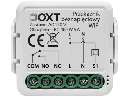 OXT Mini modul 1 beznapěťový obvod WiFi Tuya