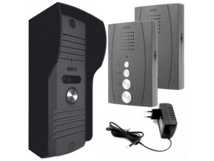 EURA'' ADP-51A3 ''DIFESA'' DOMOFON - 1rodinný, 2 uniphony, interkom, bílý