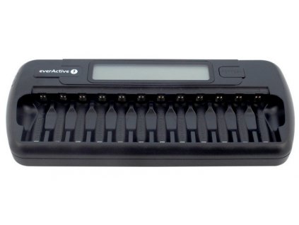 Nabíječka baterií pro 12 dobíjecích baterií AA / AAA everActive NC-1200