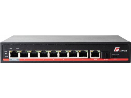 GETFORT POE SWITCH 8+1+SFP Gigabit Ethernet 120W