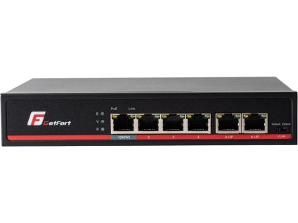 GETFORT POE SWITCH 4+2 Gigabit Ethernet 65W