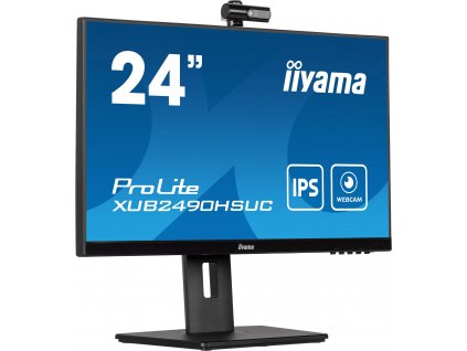 Monitor LED IIYAMA XUB2490HSUC-B5 IPS MÁ kameru PIVOT