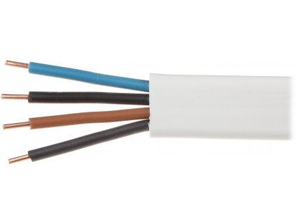 Elektrický plochý drát YDYp 450/750V 4x1,5mm2 ELEKTROKABEL 100m