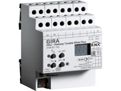 GIRA Gateway DALI Tunable WH Plus KNX 210800