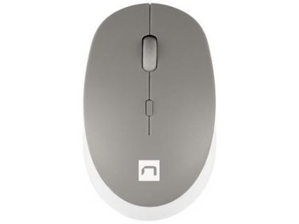 NATEC HARRIER 2 BEZDRÁTOVÁ MYŠ 1600DPI BLUETOOTH 5.1 BÍLO-ŠEDÁ
