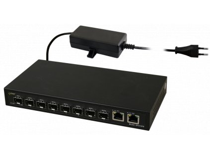 Optický přepínač PULSAR SFG10F8 (8xSFP, 2xRJ45)