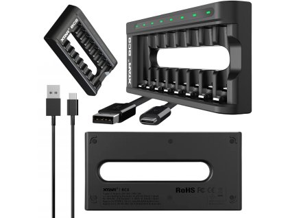 adowarka do akumulatorw cylindrycznych liion 15v nimh aa aaa xtar bc8 b61f574b6a88b