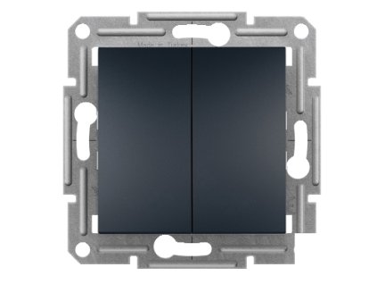 cznik podwjny wiecznikowy bez ramki schneider asfora eph0300371 antracyt 928b25715823a