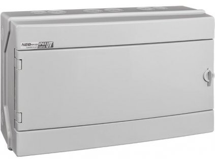 Modulární hermetický rozváděč (500V AC, 1500V DC) 1x18 pro povrchovou montáž (N+PE) IP65 RH-18/UV